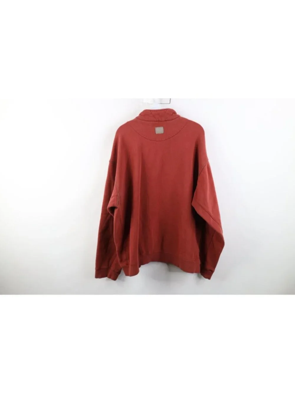 Vintage 90s Y2K Columbia Mens XL Spell Out Heavyweight 1/4 Zip Sweatshirt Red